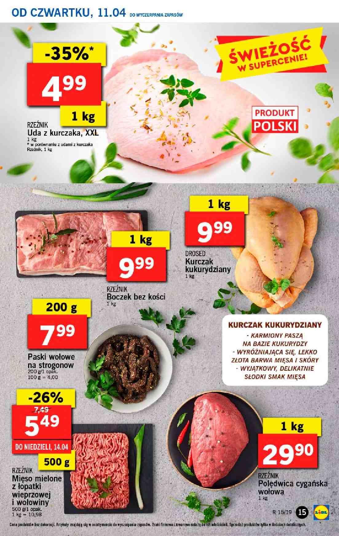 Gazetka promocyjna Lidl do 14/04/2019 str.15