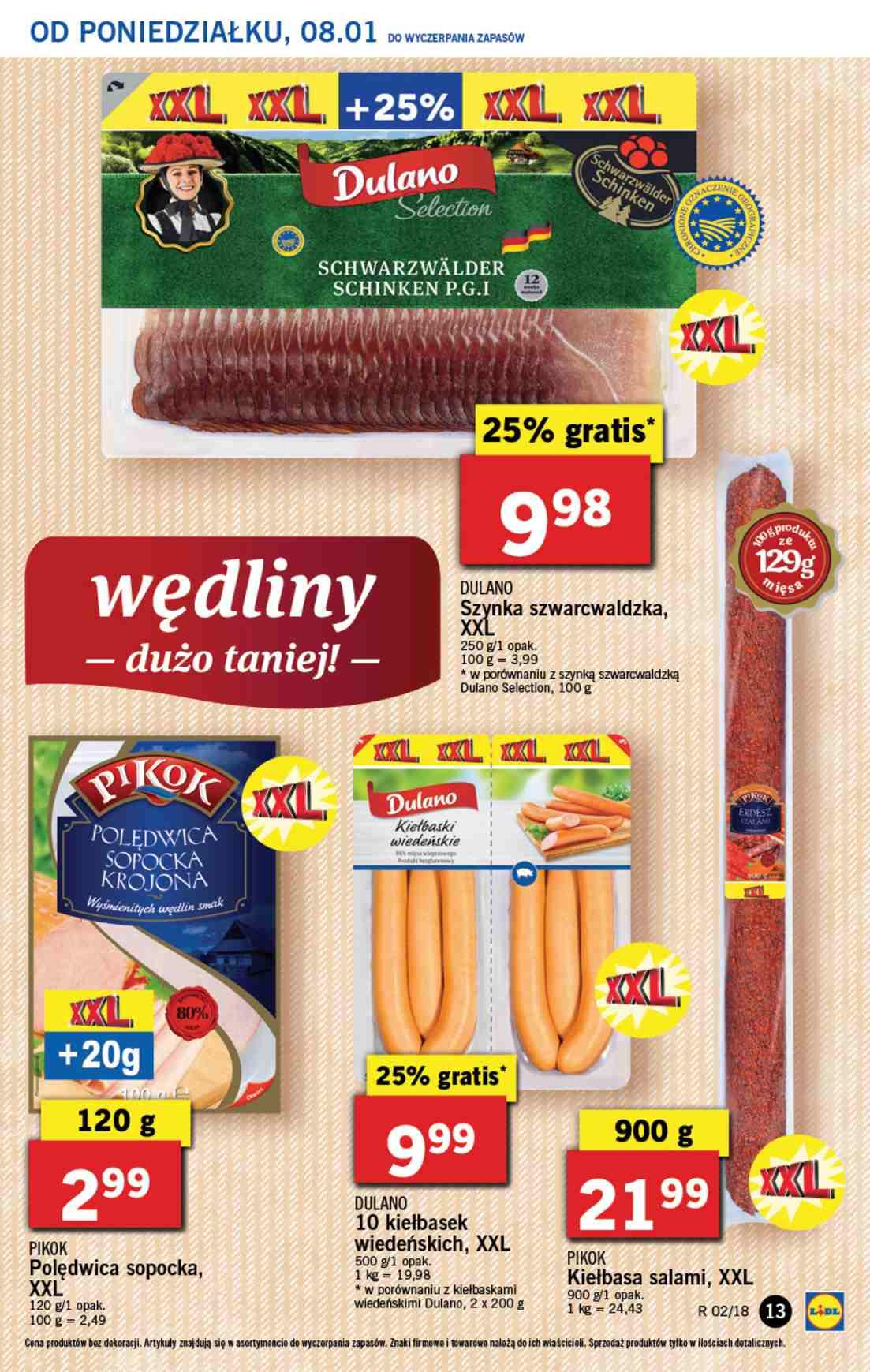 Gazetka promocyjna Lidl do 10/01/2018 str.13