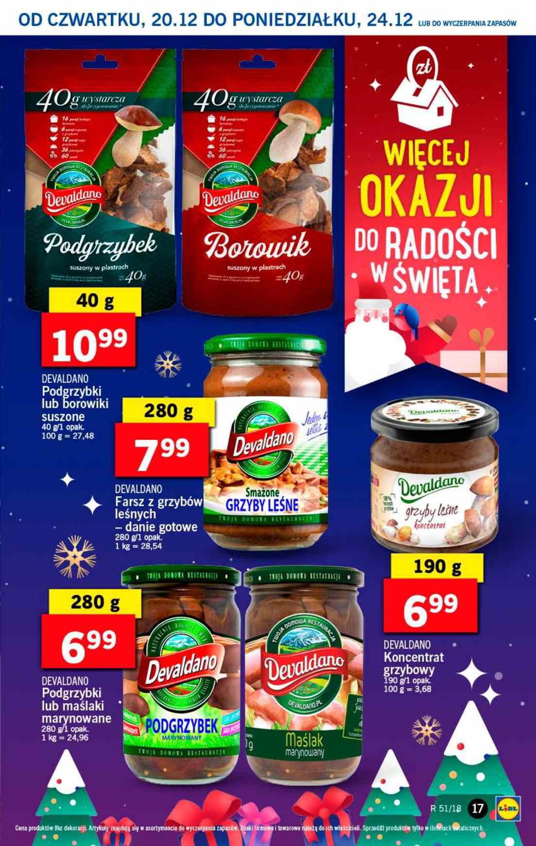 Gazetka promocyjna Lidl do 23/12/2018 str.17