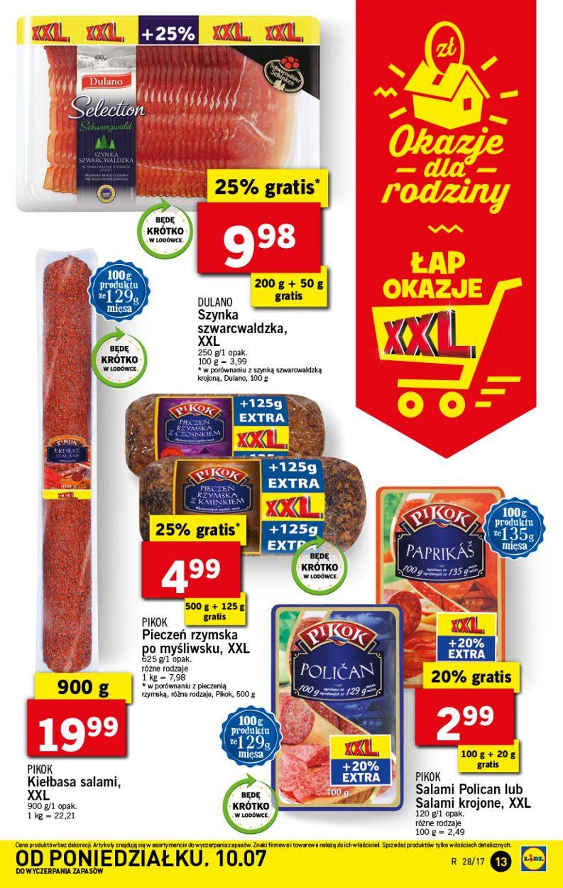 Gazetka promocyjna Lidl do 12/07/2017 str.13