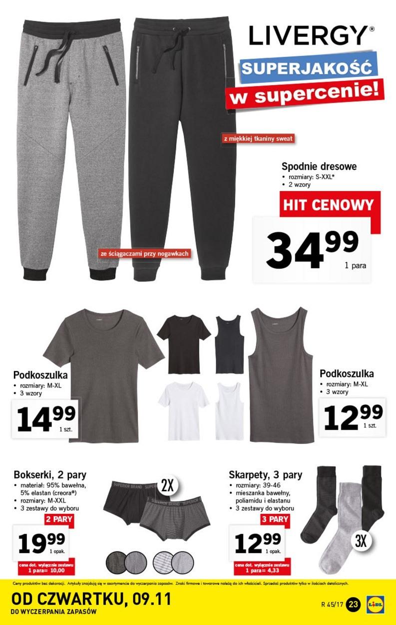 Gazetka promocyjna Lidl do 12/11/2017 str.23