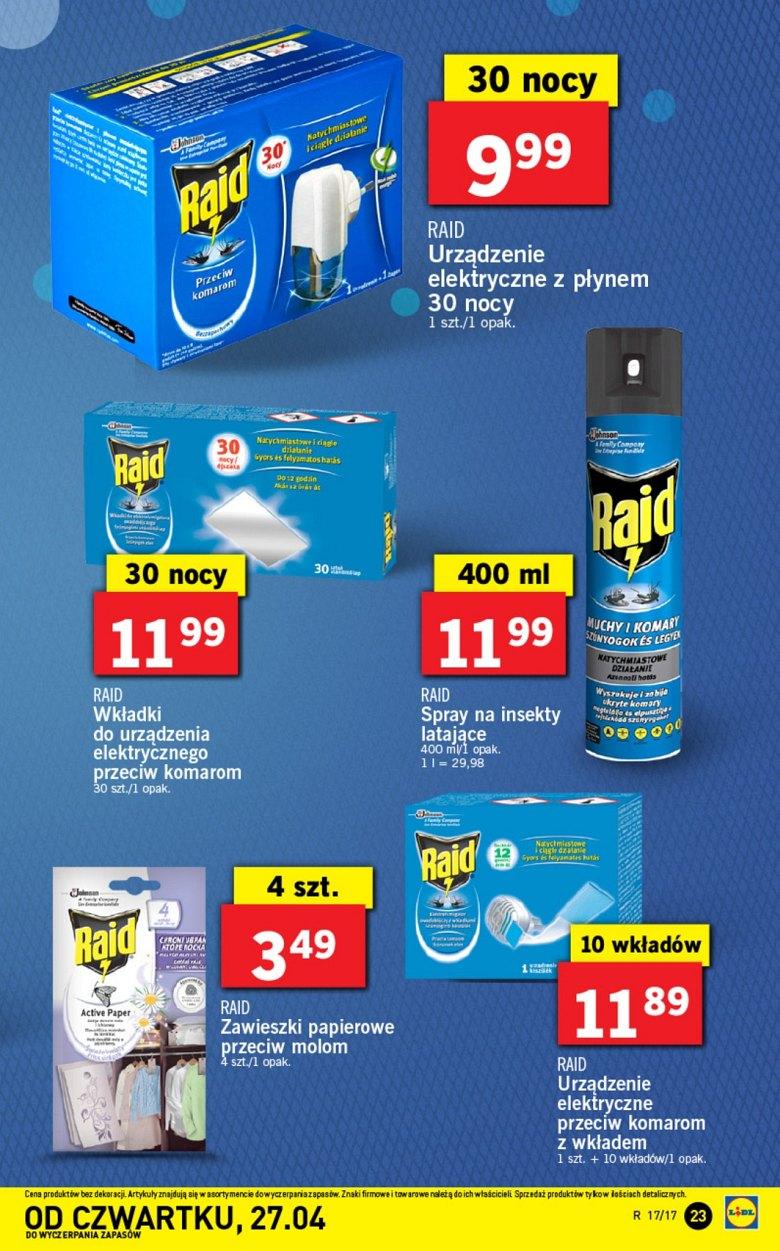 Gazetka promocyjna Lidl do 02/05/2017 str.23