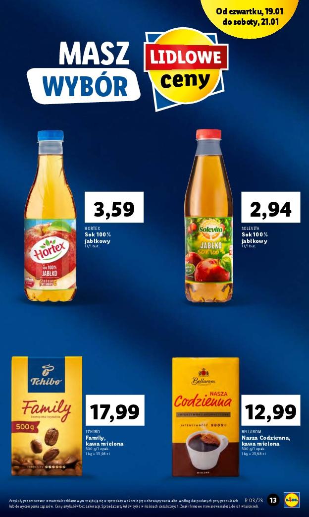 Gazetka promocyjna Lidl do 21/01/2023 str.13