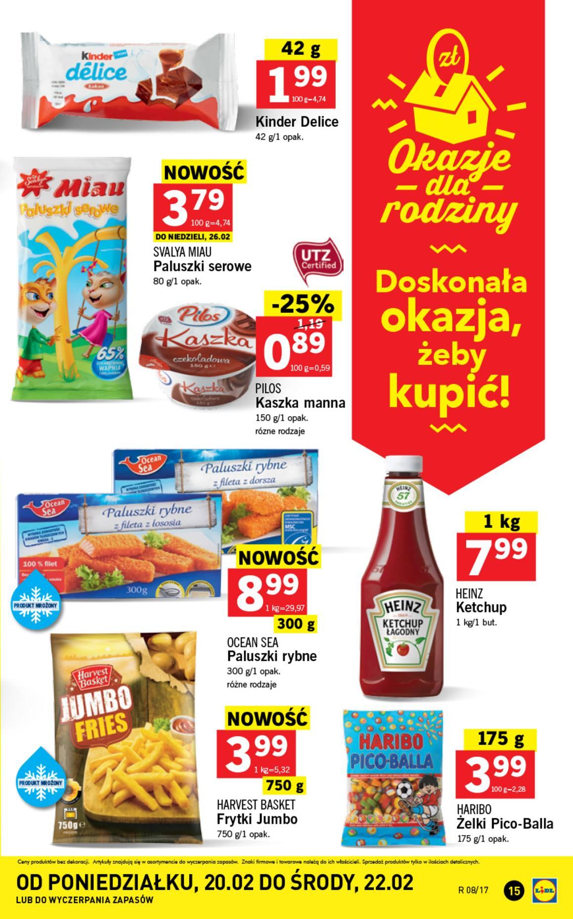 Gazetka promocyjna Lidl do 22/02/2017 str.15