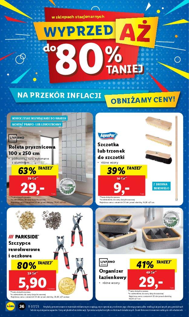 Gazetka promocyjna Lidl do 18/02/2023 str.36