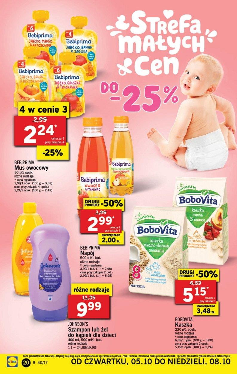 Gazetka promocyjna Lidl do 08/10/2017 str.20