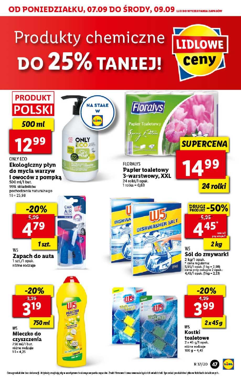 Gazetka promocyjna Lidl do 12/09/2020 str.47