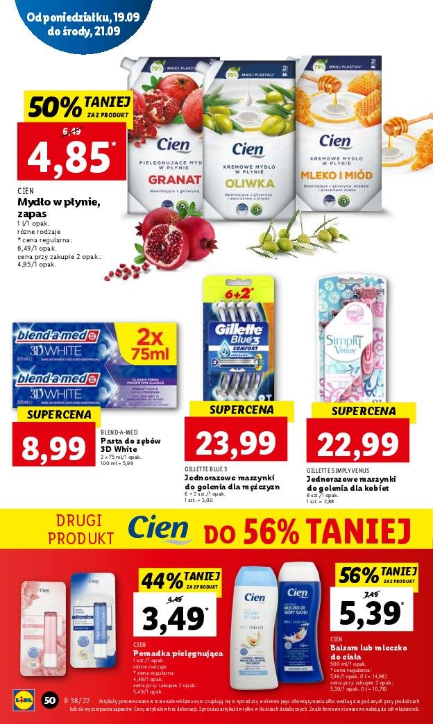 Gazetka promocyjna Lidl do 21/09/2022 str.50