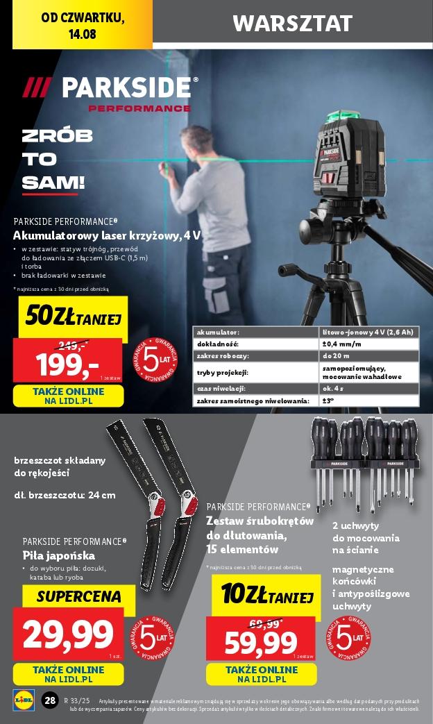 Gazetka promocyjna Lidl do 16/08/2025 str.32