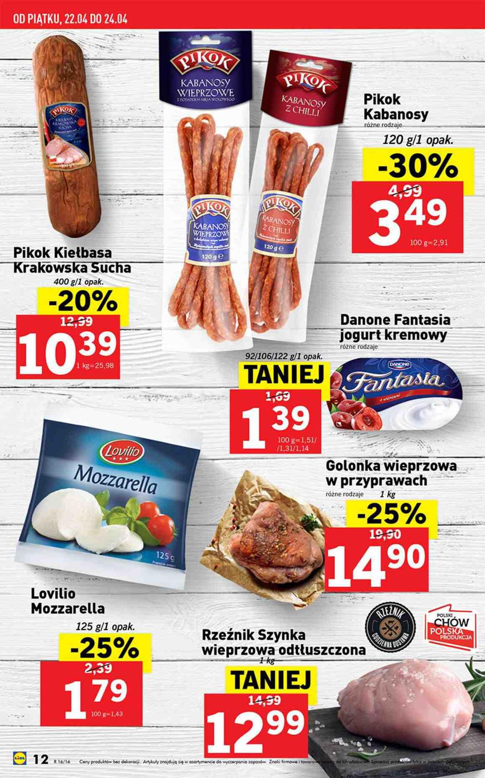 Gazetka promocyjna Lidl do 24/04/2016 str.12