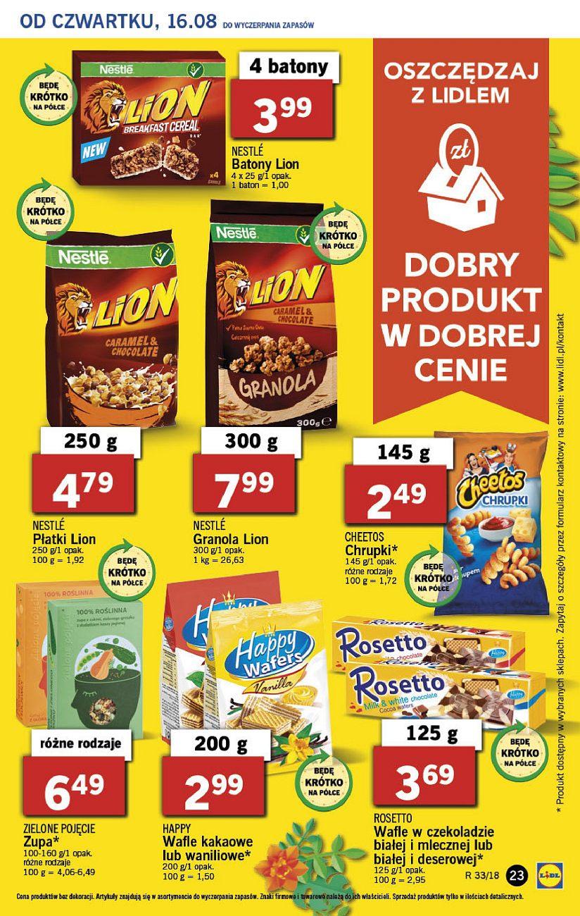 Gazetka promocyjna Lidl do 18/08/2018 str.23