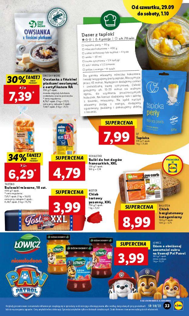 Gazetka promocyjna Lidl do 01/10/2022 str.33