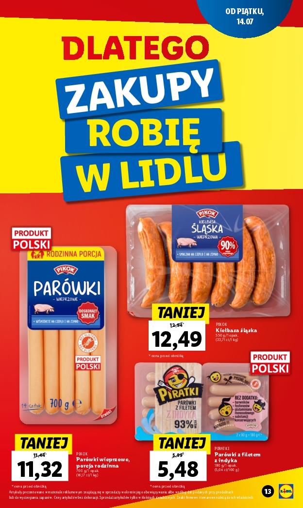 Gazetka promocyjna Lidl do 14/07/2023 str.13