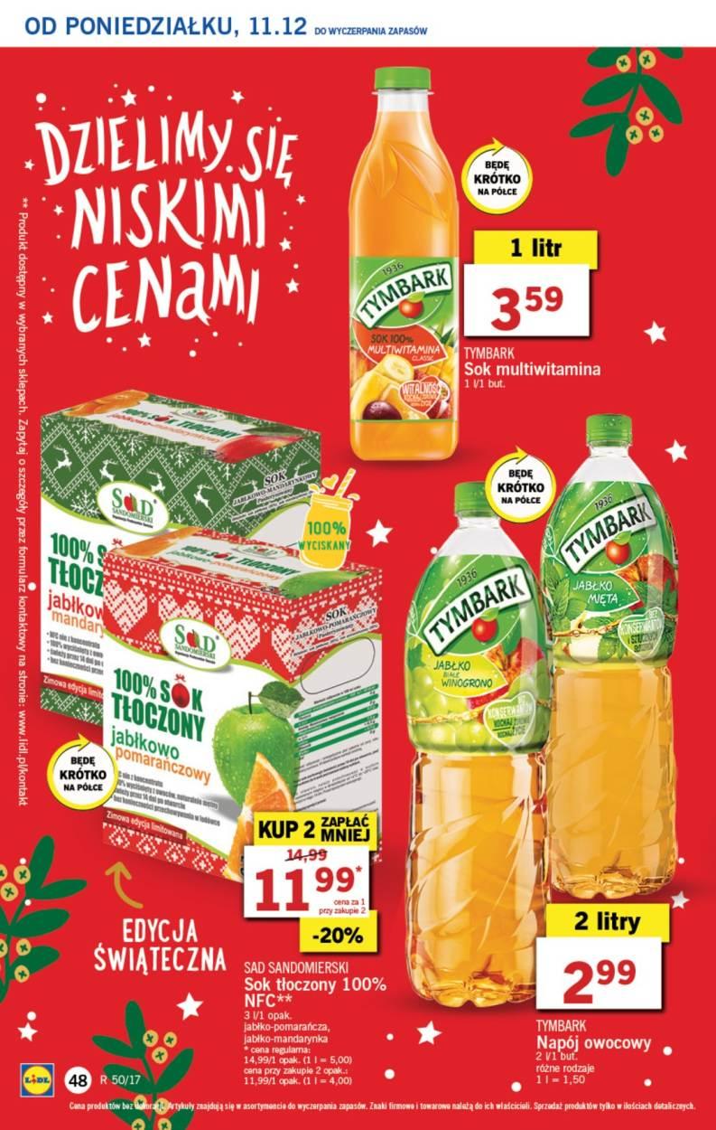 Gazetka promocyjna Lidl do 13/12/2017 str.48