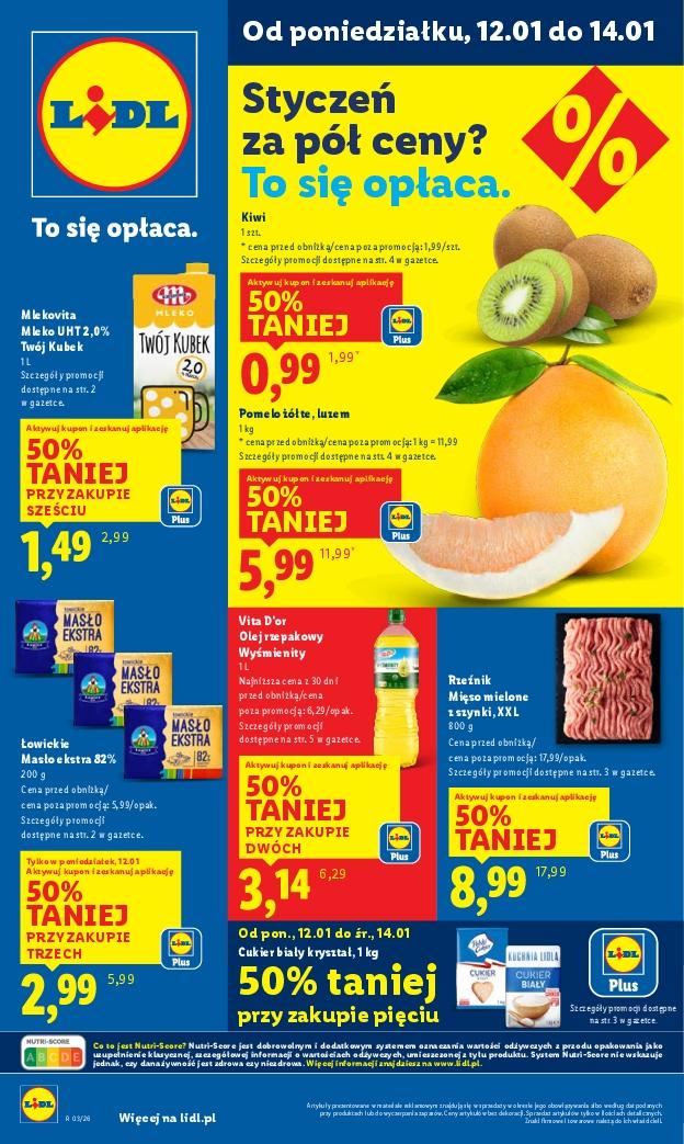 Gazetka promocyjna Lidl do 14/01/2026 str.1