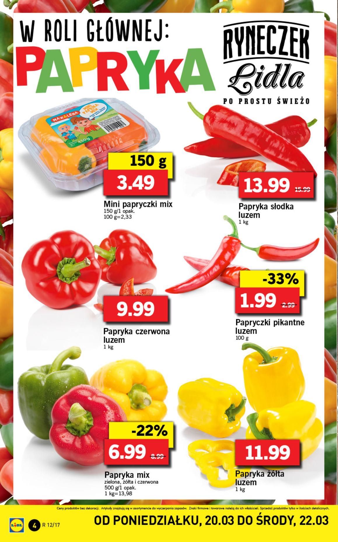 Gazetka promocyjna Lidl do 22/03/2017 str.4