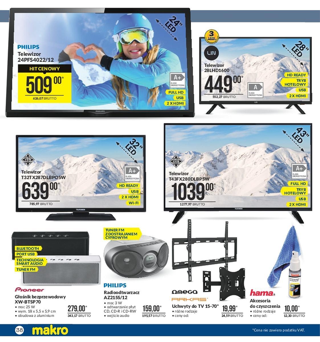 Gazetka promocyjna MAKRO do 26/02/2018 str.38