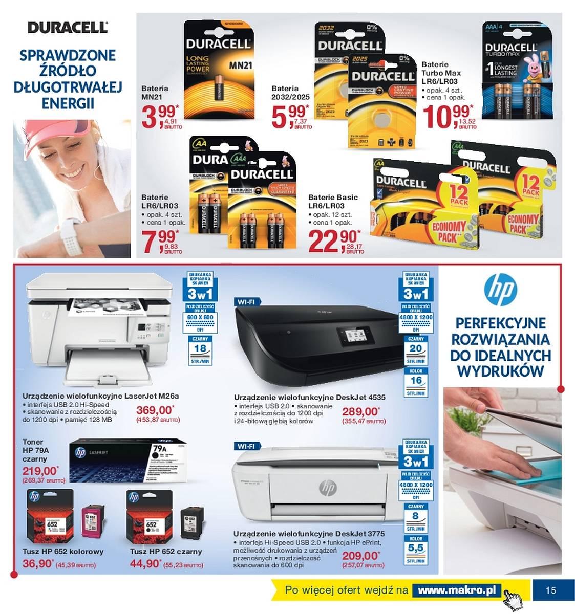 Gazetka promocyjna MAKRO do 26/02/2018 str.15