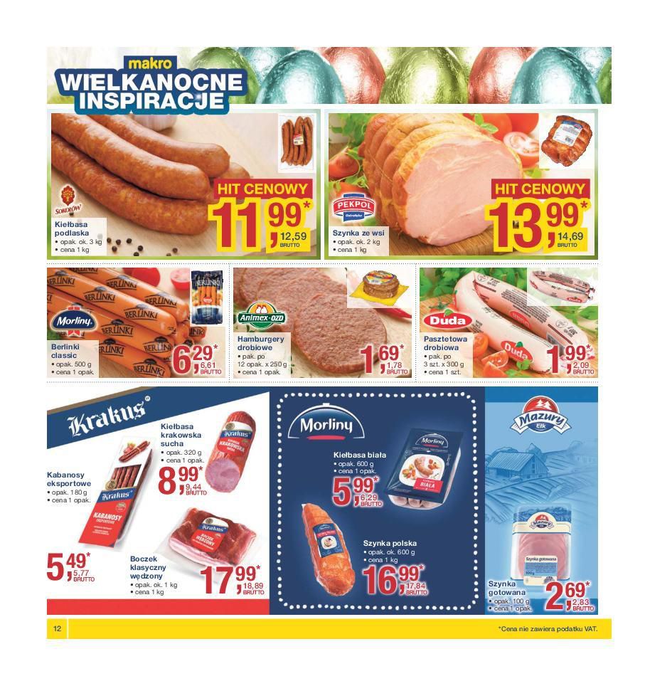 Gazetka promocyjna MAKRO do 14/03/2016 str.12