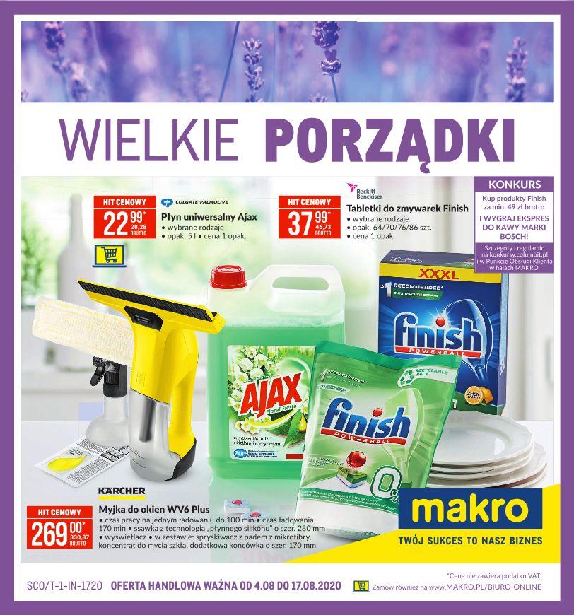 Gazetka promocyjna MAKRO do 17/08/2020 str.1