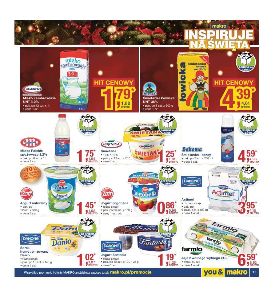 Gazetka promocyjna MAKRO do 24/12/2015 str.15