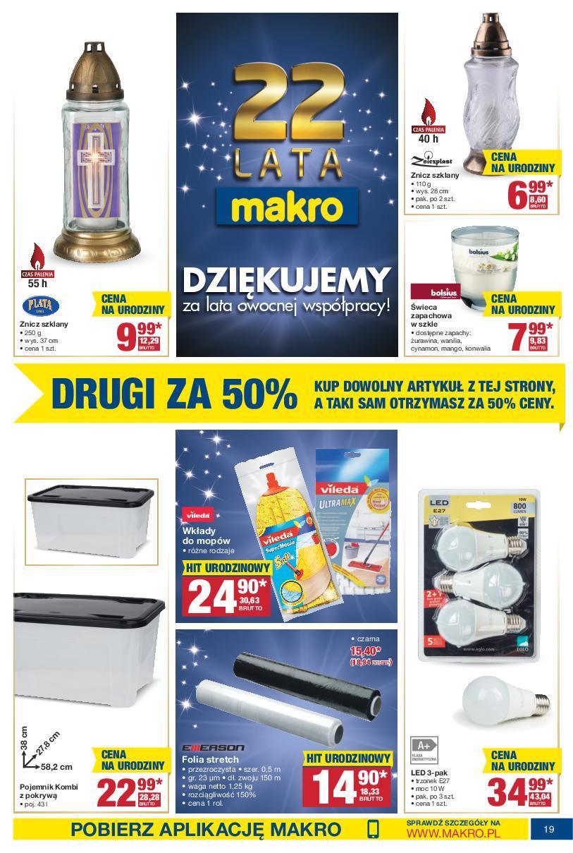 Gazetka promocyjna MAKRO do 26/09/2016 str.19