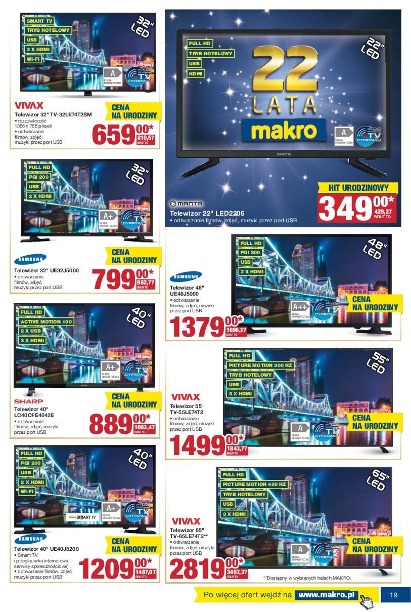 Gazetka promocyjna MAKRO do 10/10/2016 str.19