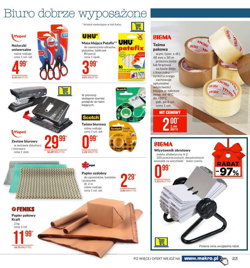 Gazetka promocyjna MAKRO do 18/11/2019 str.23