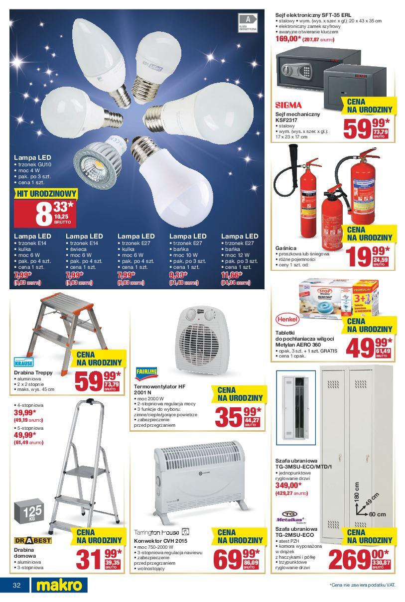 Gazetka promocyjna MAKRO do 10/10/2016 str.32