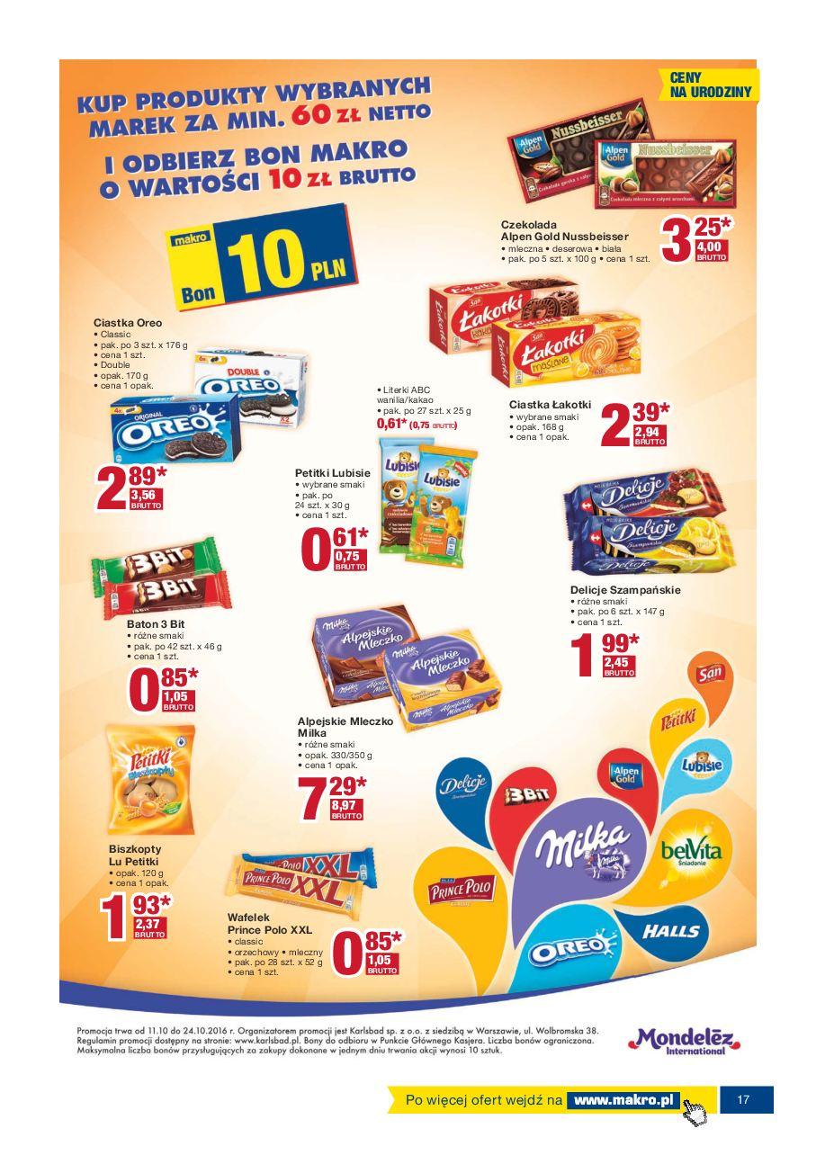 Gazetka promocyjna MAKRO do 24/10/2016 str.17