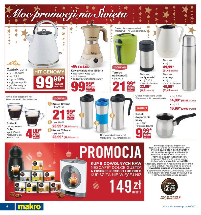 Gazetka promocyjna MAKRO do 24/12/2016 str.6