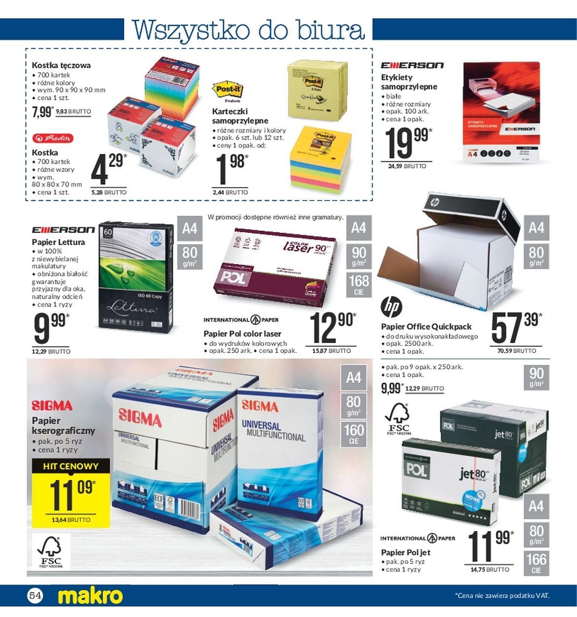 Gazetka promocyjna MAKRO do 28/08/2017 str.54