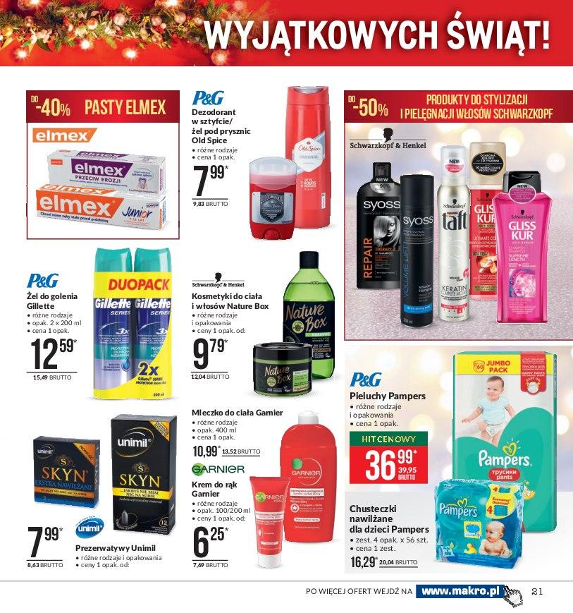 Gazetka promocyjna MAKRO do 31/12/2018 str.21