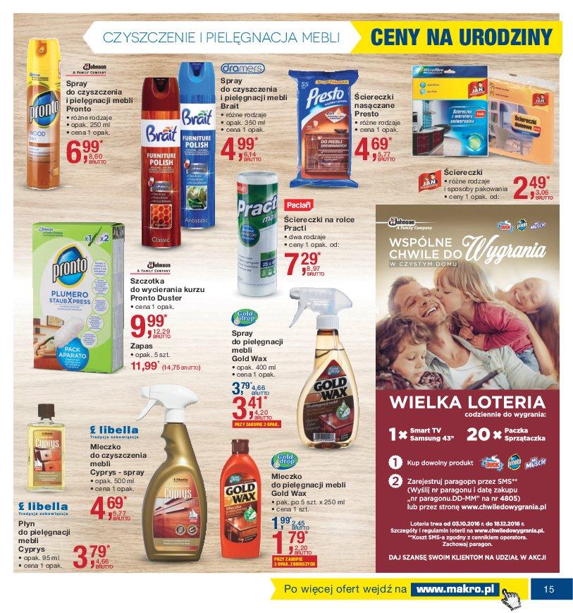 Gazetka promocyjna MAKRO do 07/11/2016 str.15