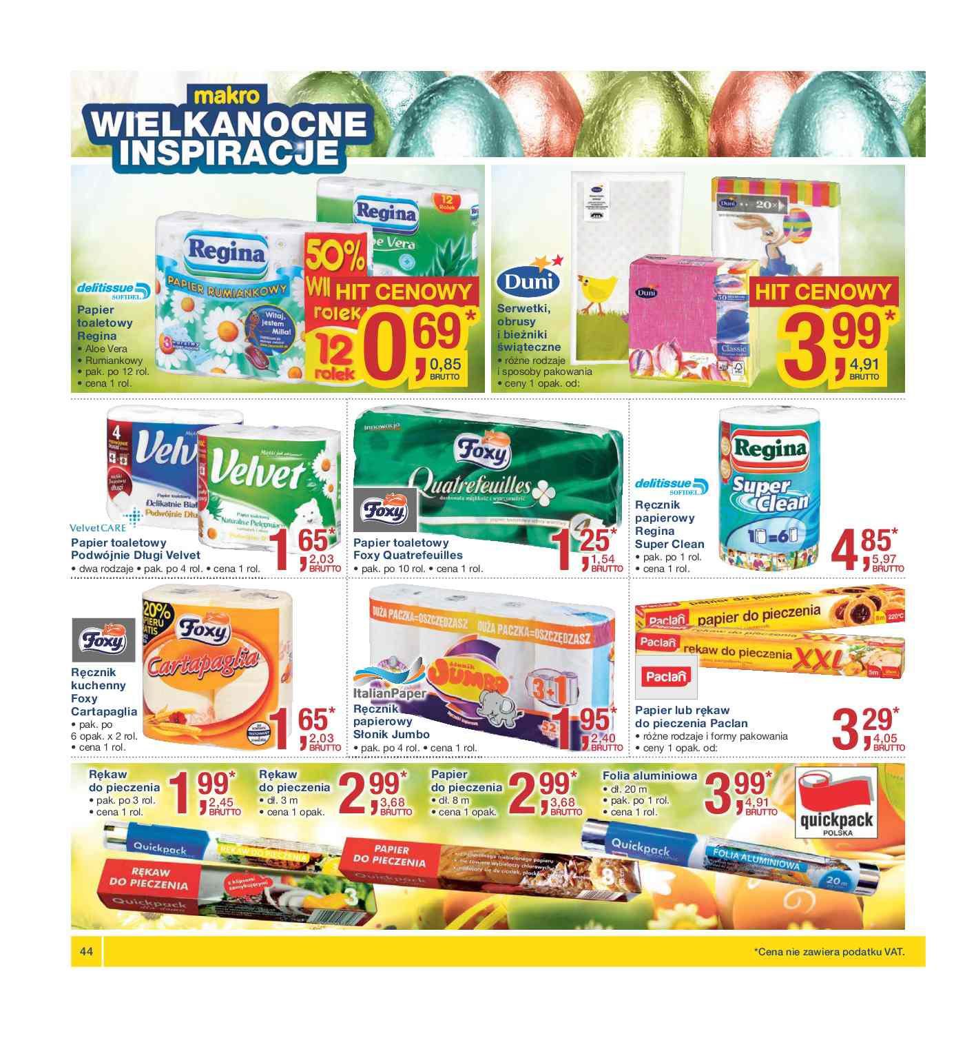 Gazetka promocyjna MAKRO do 28/03/2016 str.44