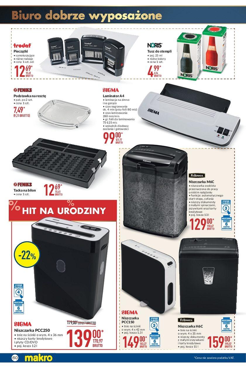 Gazetka promocyjna MAKRO do 09/10/2017 str.60