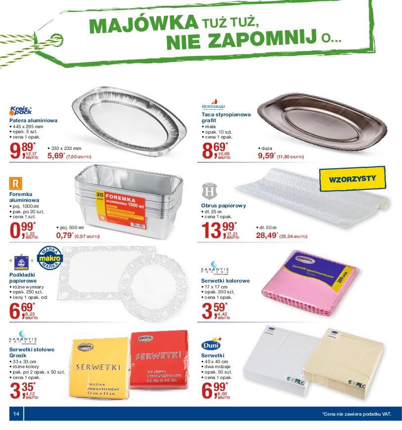 Gazetka promocyjna MAKRO do 09/05/2016 str.14