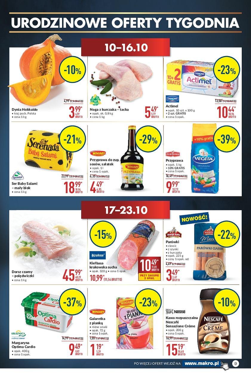 Gazetka promocyjna MAKRO do 23/10/2017 str.9