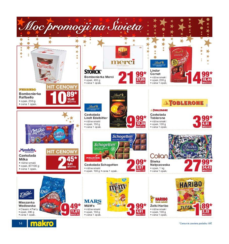 Gazetka promocyjna MAKRO do 24/12/2016 str.14