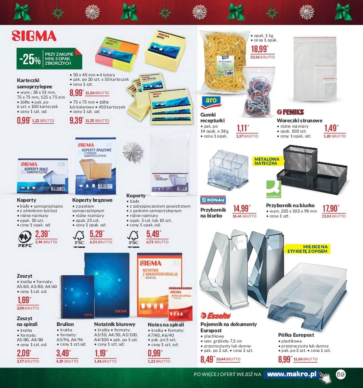 Gazetka promocyjna MAKRO do 04/12/2017 str.59