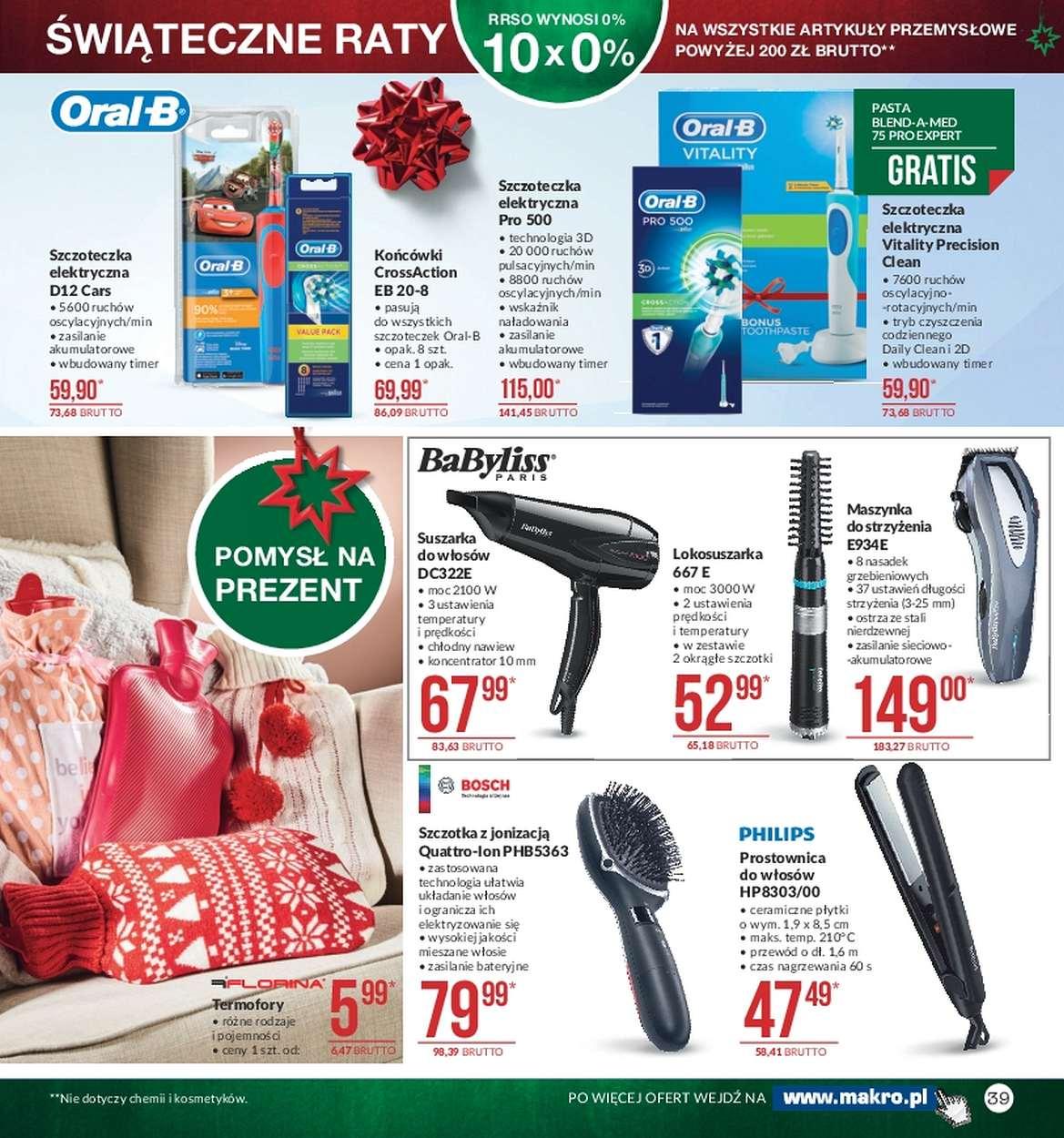 Gazetka promocyjna MAKRO do 04/12/2017 str.39