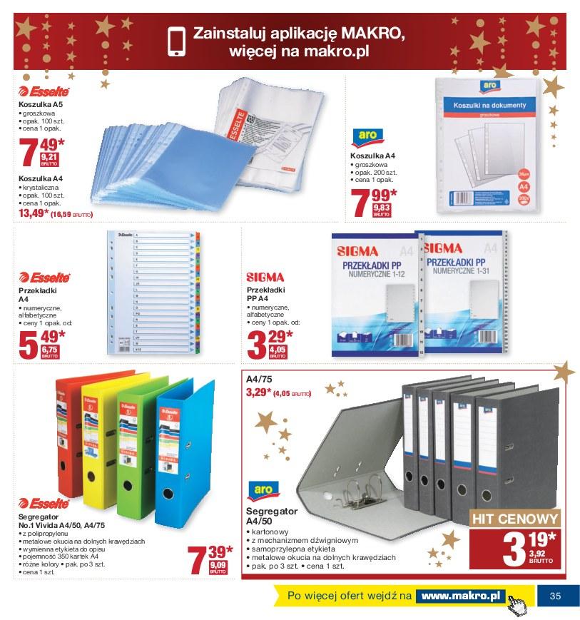 Gazetka promocyjna MAKRO do 05/12/2016 str.35