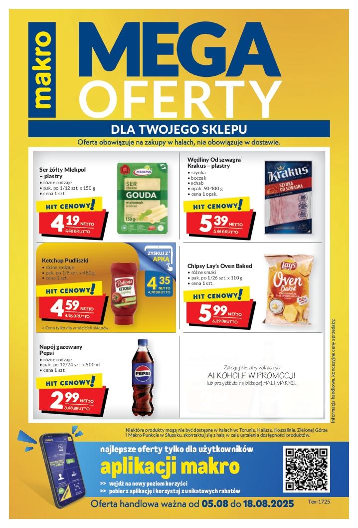 Gazetka promocyjna MAKRO do 18/08/2025 str.1