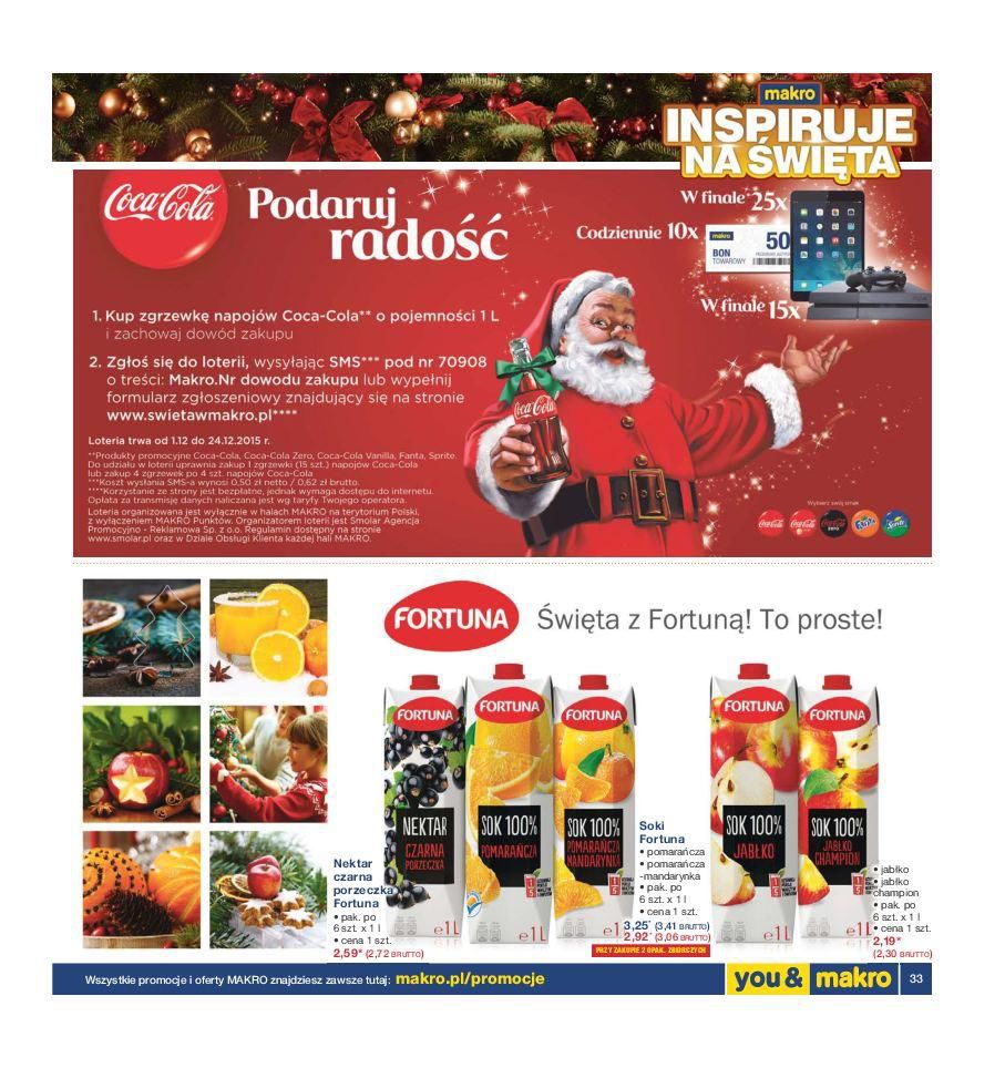 Gazetka promocyjna MAKRO do 24/12/2015 str.33