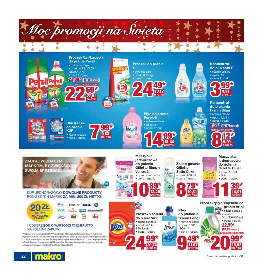 Gazetka promocyjna MAKRO do 05/12/2016 str.22