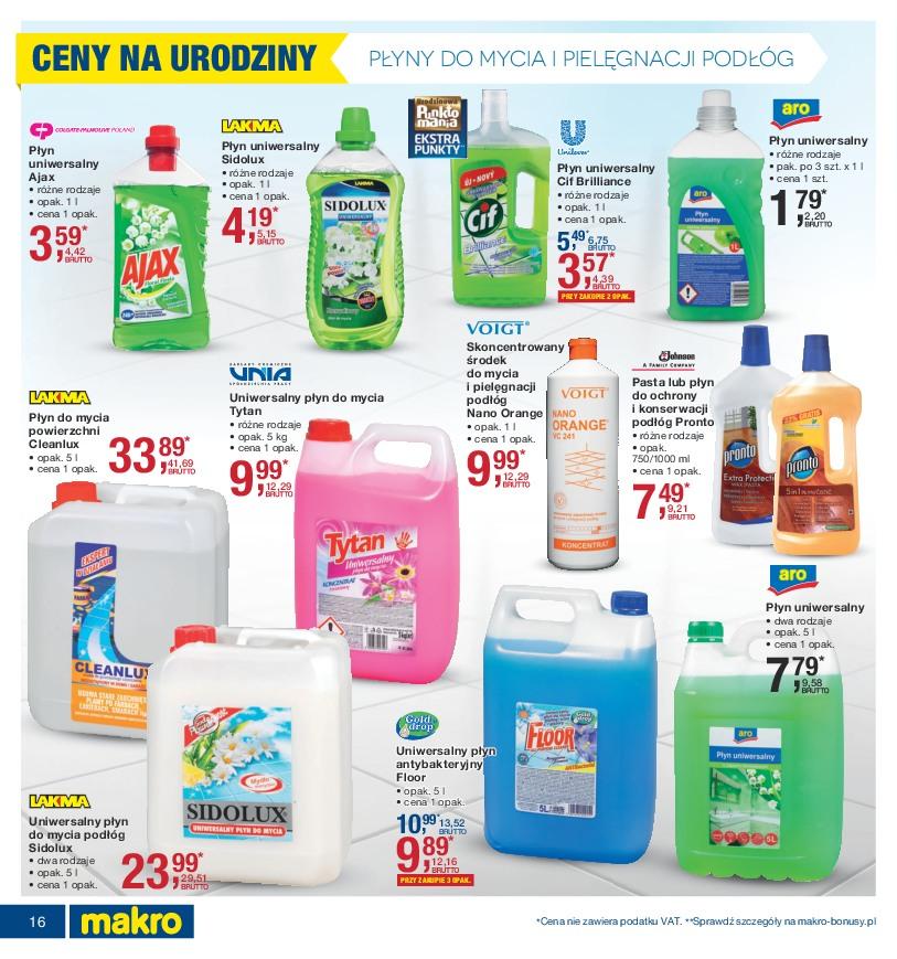 Gazetka promocyjna MAKRO do 07/11/2016 str.16