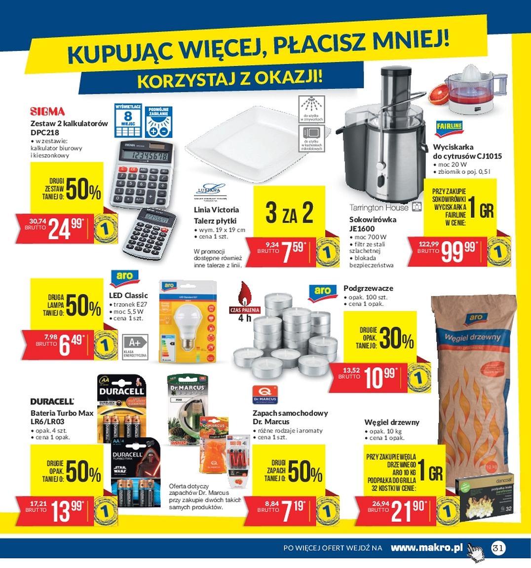 Gazetka promocyjna MAKRO do 14/08/2017 str.31