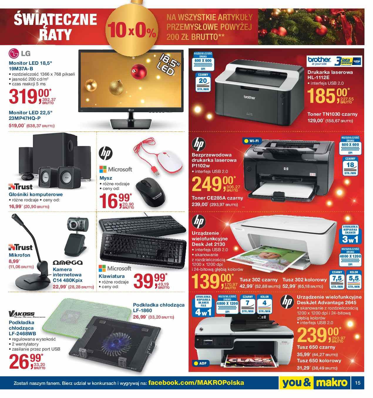 Gazetka promocyjna MAKRO do 07/12/2015 str.15