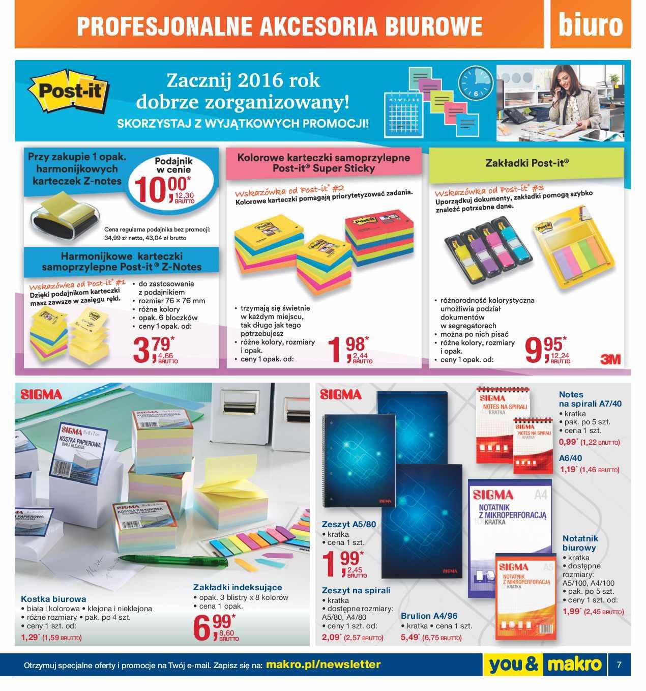 Gazetka promocyjna MAKRO do 15/02/2016 str.7