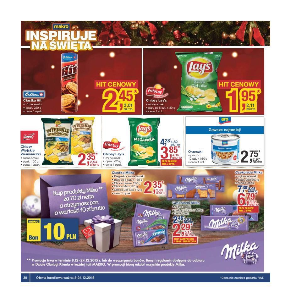 Gazetka promocyjna MAKRO do 24/12/2015 str.30